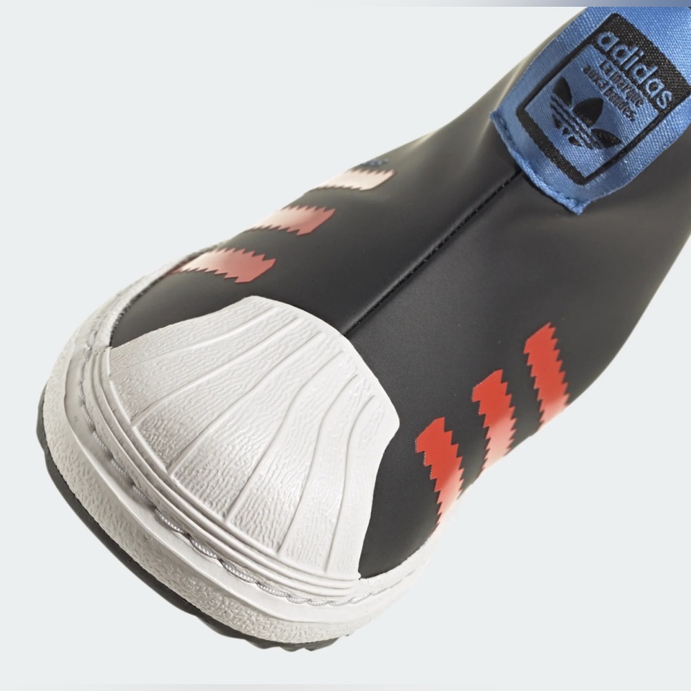 adidas Kids Black and Red Boots